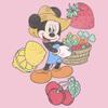 Girl's Mickey & Friends Mickey Mouse Gardener T-Shirt - Light Pink - X Small view 3