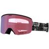 Giro Ella Ski Goggles - Snowboard Goggles for Women- Black/White Data Mosh Strap with Vivid Pink/Vivid Infrared Lenses view 3