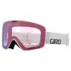 Giro Contour Adult Snow Goggle - White Wordmark Strap with VIVID Onyx/VIVID Infrared Lenses view 3