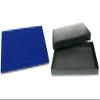 Black Jewelry Display Case (Removable Magnetic Lid) w/ 1 Tray Insert (Blue Foam 72-Slot Ring Display) view 1