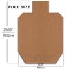 20 Official USPSA Cardboard Shooting Targets, Full Size Cardboard USPSA Targets, Competition Torso Targe, Shooting Range, Rifles, Handguns, & Shotguns (Cardboard, 20) view 3