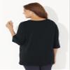 Catherines Women's Plus Size Suprema Studio Double-Ring Tee - 6X, Black view 2