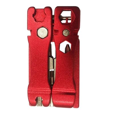 SJHY Bicycle Accessories 20 in 1 Bicycle Repair Tools Chain Cutter Device Set Combination Riding Equipment Bicycle Mountain Bike Garage Repair Parts Bike Parts (Color : Red)