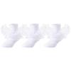 Dicry Toddler Girls Double Lace Socks Turn Cuff Big Ruffle for Little Kids 1-3T (White, 1-3 Years)