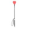 chenyesun Riding Whips Horse Leather Heart Whip Riding Crop Bull Whip for Outdoor Sport (Red) view 2