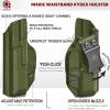 Amberide CZ P-10 C IWB Holster, Kydex-Boltaron Inside Waistband Carry Fit CZ P-10 C 9mm, Quick Draw, Secure Retention, 030 Cant view 4