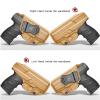 Amberide Walther PPS M2 IWB Holster,Kydex-Boltaron Inside Waistband Fit Walther PPS M2 9mm/.40,Secure Retention,Quick Draw,030Adjustable Cant view 2
