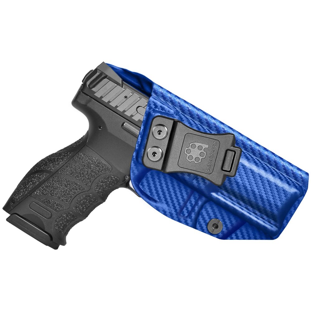 Amberide H&K VP9 / VP40 IWB Holster, Kydex-Boltaron Inside Waistband Holster for Heckler & Koch VP9 and VP40 9mm/.40 Pistols, Secure Retention, 030 Adjustable Cant