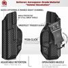 Amberide H&K VP9 / VP40 IWB Holster, Kydex-Boltaron Inside Waistband Holster for Heckler & Koch VP9 and VP40 9mm/.40 Pistols, Secure Retention, 030 Adjustable Cant view 4