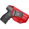 Amberide Walther PPS M2 IWB Holster,Kydex-Boltaron Inside Waistband Fit Walther PPS M2 9mm/.40,Secure Retention,Quick Draw,030Adjustable Cant view 1