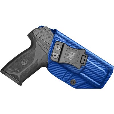 Amberide Ruger Security9 IWB Holster,Kydex-Boltaron Inside Waistband Fit Ruger Security 9mm,Secure Retention,Quick Draw,030 Adjustable Cant