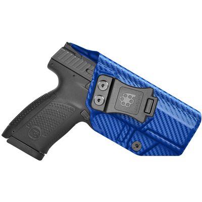 Amberide CZ P-10 C IWB Holster, Kydex-Boltaron Inside Waistband Carry Fit CZ P-10 C 9mm, Quick Draw, Secure Retention, 030 Cant