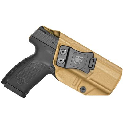 Amberide CZ P-10 C IWB Holster, Kydex-Boltaron Inside Waistband Carry Fit CZ P-10 C 9mm, Quick Draw, Secure Retention, 030 Cant