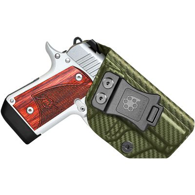 Amberide Kimber Micro 9 IWB Holster,Kydex-Boltaron Inside Waistband Fit Kimber Micro 9 9mm,Secure Retention,Quick Draw,030 Cant