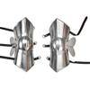 15th Century Knee and Leg Armour - 18 Gauge Silver view 1