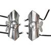 15th Century Knee and Leg Armour - 18 Gauge Silver view 3