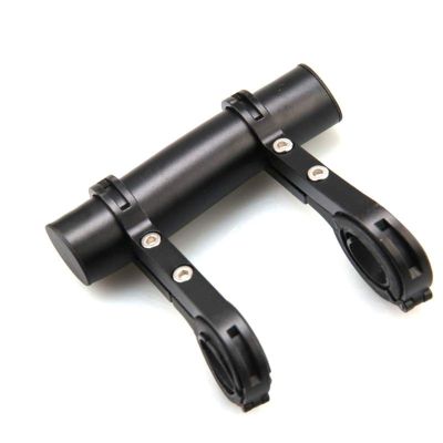 SJHY Bicycle Accessories Bicycle Handlebar Extended Bracket Mountain Bike Aluminum Alloy Frame Extension Mount Holder Extension Frame Holder Accessorie Bike Parts (Color : Black)