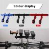 SJHY Bicycle Accessories Bicycle Handlebar Extended Bracket Mountain Bike Aluminum Alloy Frame Extension Mount Holder Extension Frame Holder Accessorie Bike Parts (Color : Black) view 3