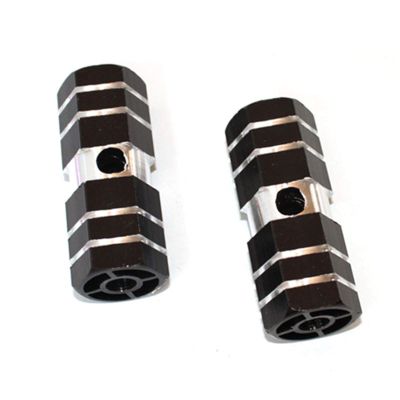 Bicycle Accessories Bicycle Rear Axle Pedals Bike Foot Pegs Rear Axle Pedals Pegs Hexagonal Non Slip Universal Bicycle Axle Pedals Bike Parts (Color : Black)