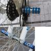 Bicycle Accessories Bicycle Rear Axle Pedals Bike Foot Pegs Rear Axle Pedals Pegs Hexagonal Non Slip Universal Bicycle Axle Pedals Bike Parts (Color : Black) view 3