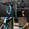 Bicycle Accessories Mountain Bike Portable Anti-Theft Lock Password Lock Fixed Bicycle Strong Security Ring Lock Bike Parts (Color : Green) view 3