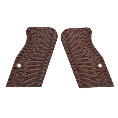 Guuun G10 Grips for Tanfoglio Tactical Palm Starburst Texture - Short Length