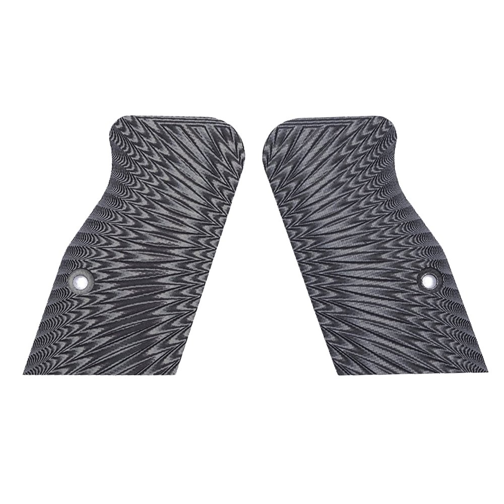 Guuun G10 Grips for Tanfoglio Tactical Palm Starburst Texture - Short Length