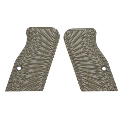 Guuun G10 Grips for Tanfoglio Tactical Palm Starburst Texture - Short Length