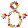 Froiny 1 Set Streaming Grass Skirt Hawaii Hula Grass Skirt for Adults and Children Hawaiian Party Fancy Dress Costume 40cm view 4
