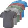 5 Pack Men's Dry Fit T Shirts Athletic Running Gym Workout Short Sleeve Tee Shirts for Men (US, Alpha, XX-Large, Regular, Regular, Set 4)