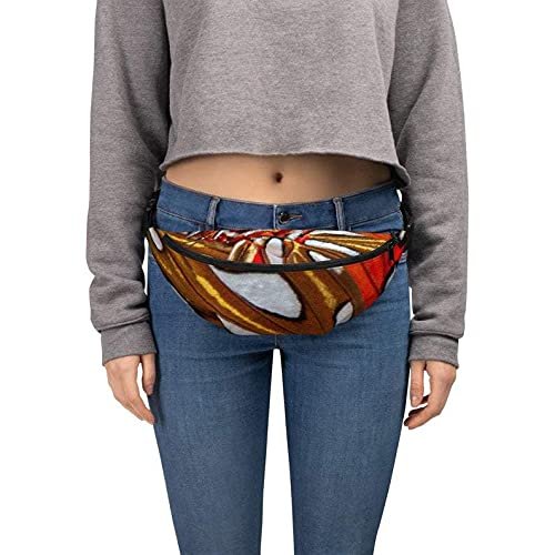 Fanny Pack- Wings of Gold - Fanny Pack for Women Designer Fanny Pack Nature Fanny Pack Hip Purse Large City Bag Hip Bag Bum Bag Lightweight Travel Purse Phone Bag