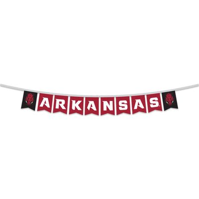 Arkansas Razorbacks Banner String Pennant Flags