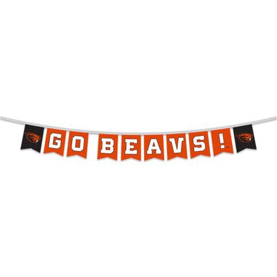 Oregon State Beavers Banner String Pennant Flags