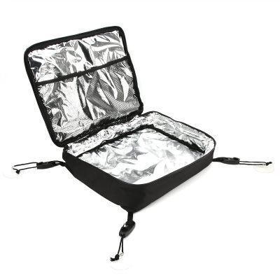01 02 015 Stand Up Paddle Board Deck Bag, Thermal Insulation Material Black Paddleboard Mesh Deck Bag Waterproof Bag Convenient for Surf