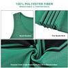 RE-HUO 12 Pack Numbered1-12 Scrimmage Vests/Sport Pinnies/Training Bibs For Basketball,Soccer, Volleyball and Baseball(green1-12,L) view 3