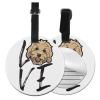 Luggage Tag Goldendoodle Love Doodle Dog, Pu Leather Bag Travel Suitcases Id Identifier Baggage Label for Women Men Boys Girls view 1