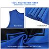 RE-HUO 12 Pack Numbered1-12 Scrimmage Vests/Sport Pinnies/Training Bibs For Basketball,Soccer, Volleyball and Baseball(dark blue1-12,XL) view 3