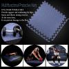 XQKXHZ Exercise Mat Protective Flooring Mat 30 x 30 x 2.5 cm Floor Cushions Foam Tiles Interlocking Puzzle Mats for Home Gym Equipment Fitness Sport Workout Kids Play, Navy,48pcs view 3