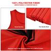 RE-HUO Set of 12 Numbered (13-24) Soccer Vests/Sport Pinnies/Training Bibs with Free Carry Bag(Red13-24,XL) view 3