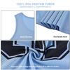 RE-HUO Set of 12 Numbered (13-24) Soccer Vests/Sport Pinnies/Training Bibs with Free Carry Bag(Sky blue13-24,L) view 3