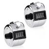 SLTG2020 2PCS Set Portable 4 Digit Handheld Number Click Golf Counter Tally Recorder view 1