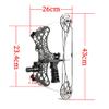 25 Lbs Archery Mini Compound Bow and Arrows Set Compound Bow Kit Right and Left Hand Bow for Outdoor Hunting Shooting Fishing view 2
