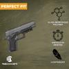 ReCover Tactical CC3C Compact 1911 Grip and Rail System for The Compact Officer's Size 1911, No Modifications Required, Installs in Under 3 Minutes (Black) view 3