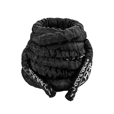Battle Rope Hua Outdoor Sports Battle Rope, Strength Training Rope 38mm for Men and Women, Multifunctional Skipping Rope Throwing Climbing Rope, with Fixed Anchor (Size : 15m)