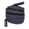 Battle Rope Hua 9m 12m Battle Rope Fitness Throwing Rope, Diameter 38mm 50mm, Comprehensive Physical Strength Training Exercise Rope, with Fixed Anchor Kit, Black (Size : 50mmx12m) view 1