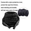 Battle Rope Hua Fitness Battle Rope 9m 12m 15m, Diameter 38mm, Core Strength Training Rope for Men and Women, Comprehensive Physical Battle Cord Fastening Anchor Kit (Size : 38mm*9m) view 4