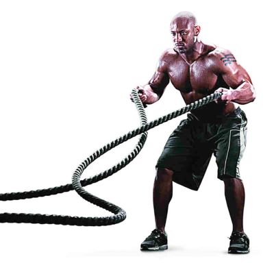 Battle Rope Hua Outdoor Sports Battle Rope 25mm 9m, Rope Skipping, Fitness Rope, Adult and Child Training Rope, Wear-Resistant and Durable