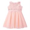 Duoremi Girls Sparkle Belt Sequin Lace Flower Girl Bridesmaid Wedding Party Dresses Ball Gown Pearl Pink 10 view 3