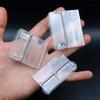 WellieSTR 4pcs(3 Size) CDC Feather Magic Clips Set Fly Tying Super Dubbing Tools Cul de Canard Feather nip clamp Table Clip view 3