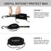 Ayaport Boat Trailer Transom Tie Down Straps for Boat Jet ski Kayak Canoe 4 Feet 2400lbs Break Strength Heavy Duty Ratchet Straps with S Hooks, Pack of 2 view 4